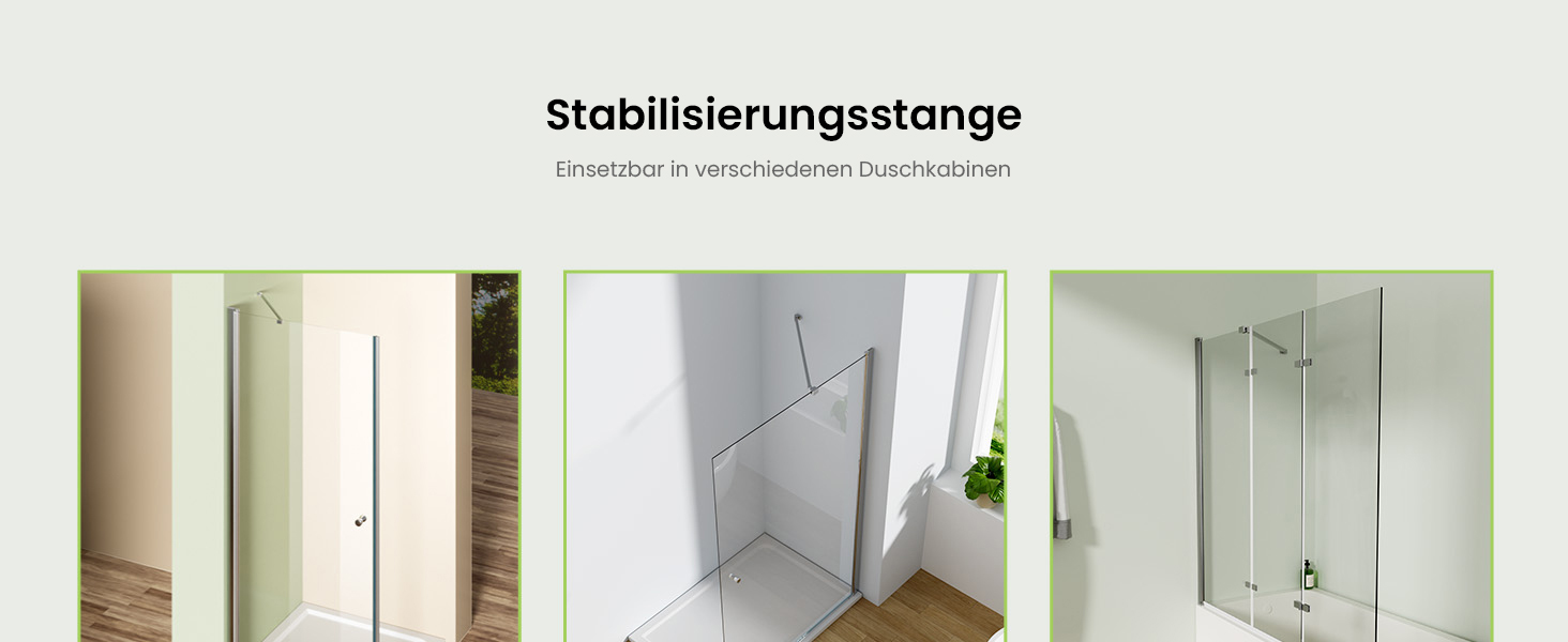Duschkabine Stabilisator