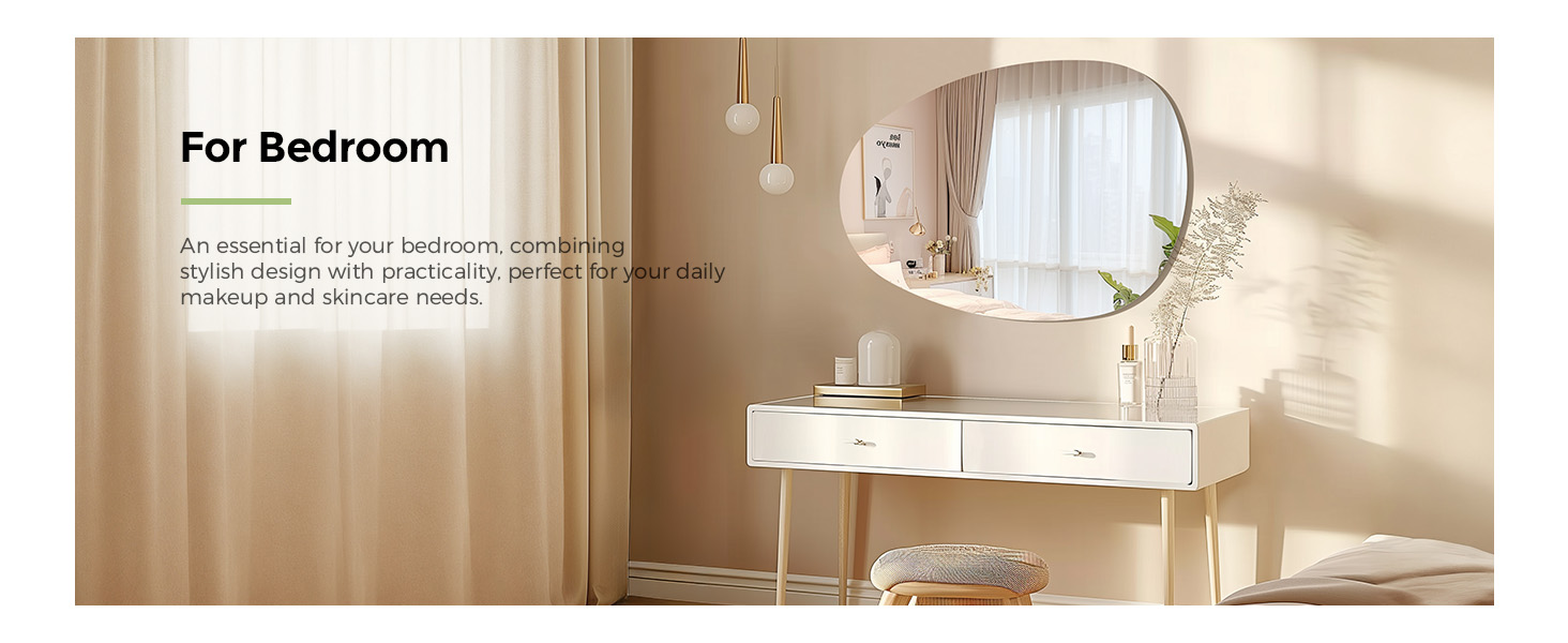 S'AFIELINA Asymmetrical Wall Mirror