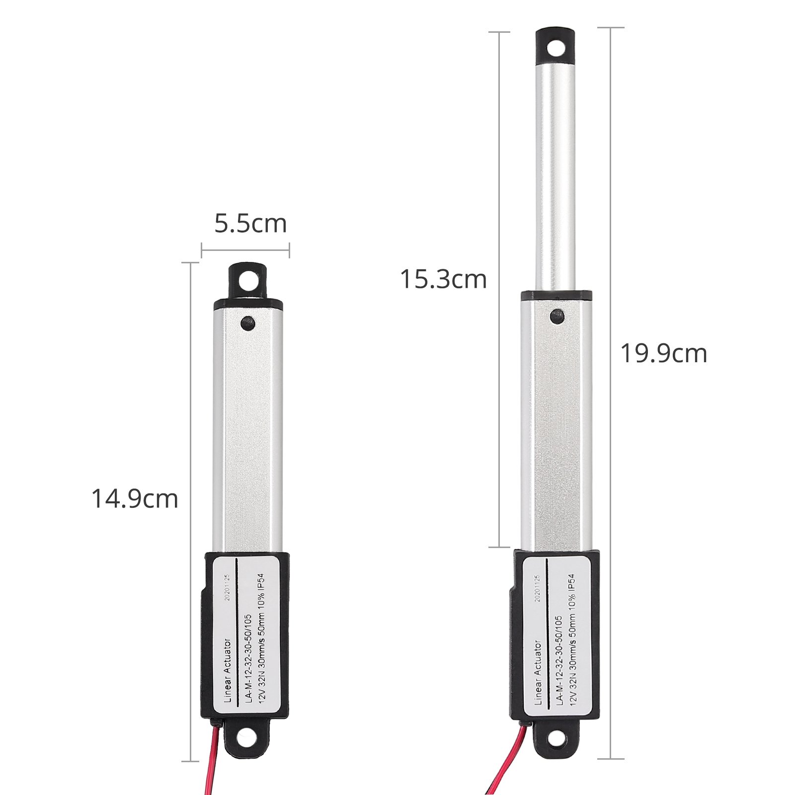 Vérin Actionneur Moteur D'actionneur Linéaire DC 12V Pour Voiture Automatique RV -Chauffage Équipement Magasin