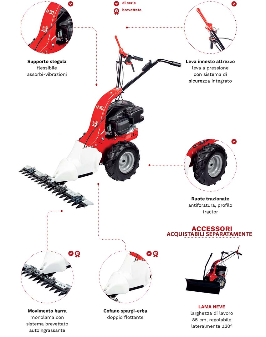 Motofalciatrice EUROSYSTEMS Mod. M90 - Marcia Avanti - Motore A Scoppio B&S 625 A Benzina - MADE IN ITALY -Diserbo Forniture Negozio AAHKMJXYDAFdJAOAIMEbOAcha1YClrUob8DOvCbHXhBKn67OkSPfb04Tmkoz6FxR7zhyRVm97BZuktL9DopXiqGrDObMErG