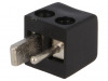 LC-004 | Enchufe; para altavoces; macho; borna de tornillo; angulares 90°