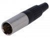 MXLR-3W | Enchufe; XLR mini; macho; PIN: 3; para conducto; para soldar; recto