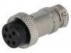 MIC326 | Enchufe; de micrófono; hembra; PIN: 6; para conducto; recto