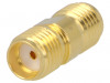 SMA7071A2-3GT50T-50 | Acoplador; SMA hembra,ambos lados; recto; 50Ω; teflón; dorado