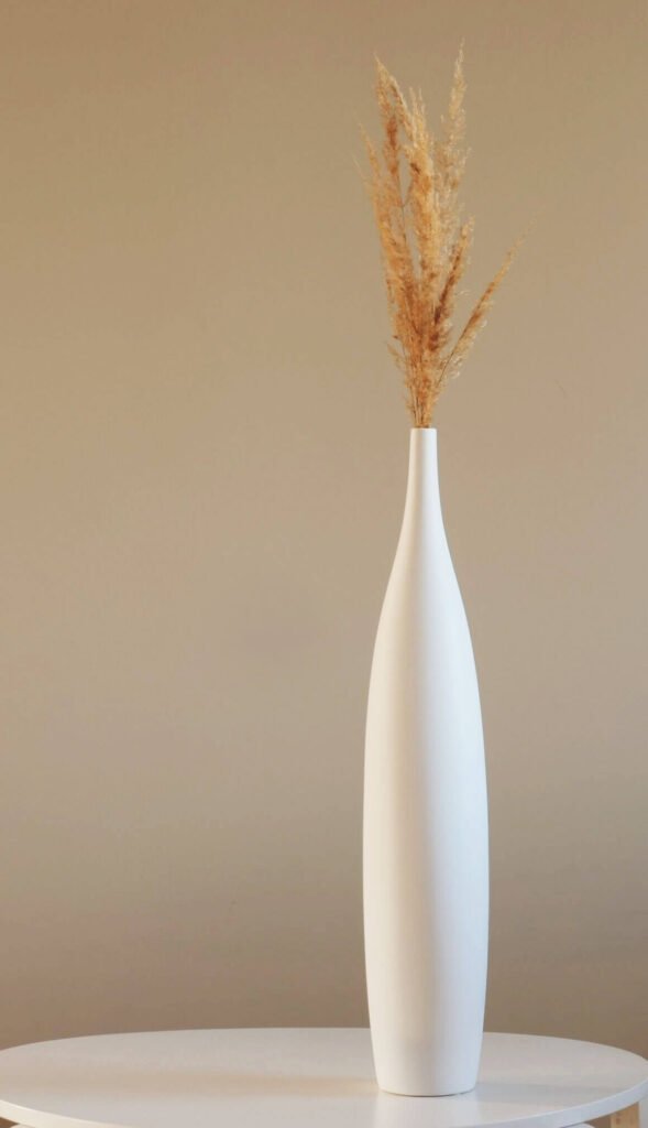 white vase high 70cm for the floor