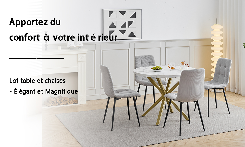 Ensemble table et chaises