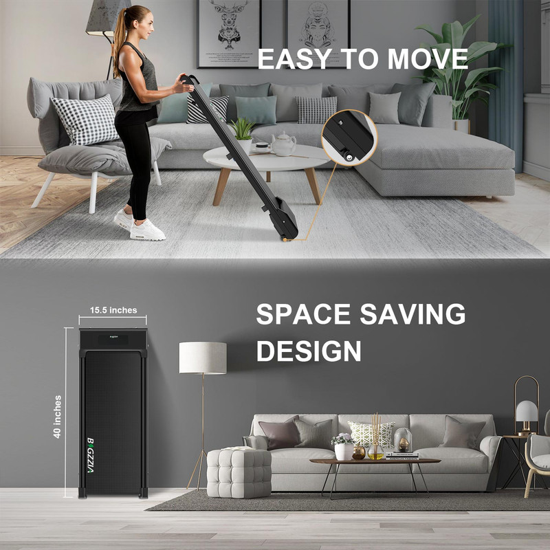 Bigzzia Tapis Roulant Elettrico Pieghevole,Walking Pad 10 Km/h,Tappeto Corsa Extra Large 42CM,con Telecomando E Display LCD,Telaio Rinforzato And 220LB Max Weight For Home Office Exercise - Nero -Armonia Casa AAHKMJXYDAFdJAOAIMEbOAchaYtjpIZUujpRpTo0CnZOZQRmCwdKtiBC30Z4S9ZEI tbPx0V2mOzmi Dn DwuNrW