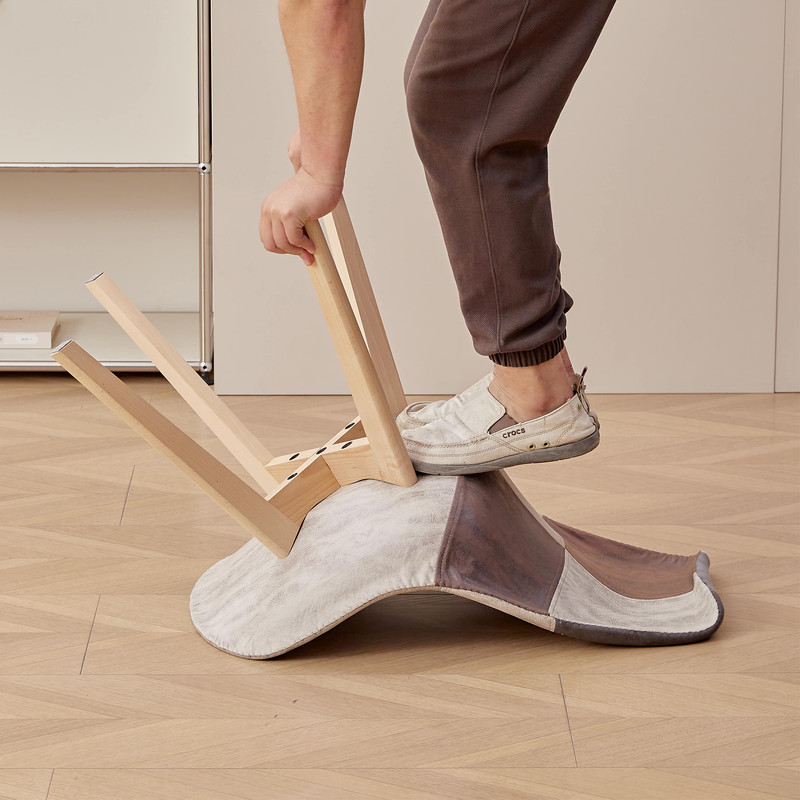 Pieds en bois massif