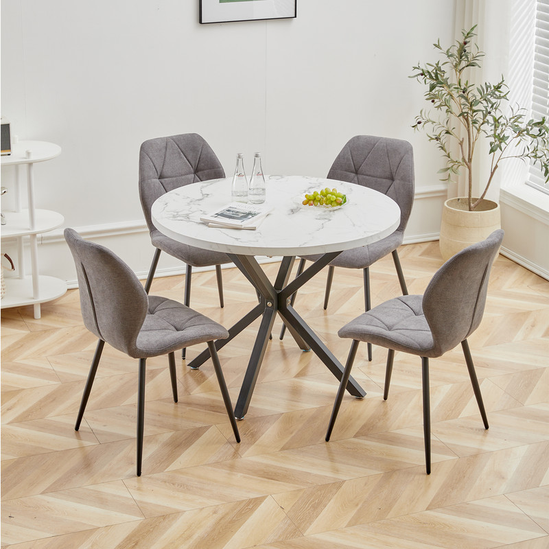Chaise scandinave motif losange - vue principale