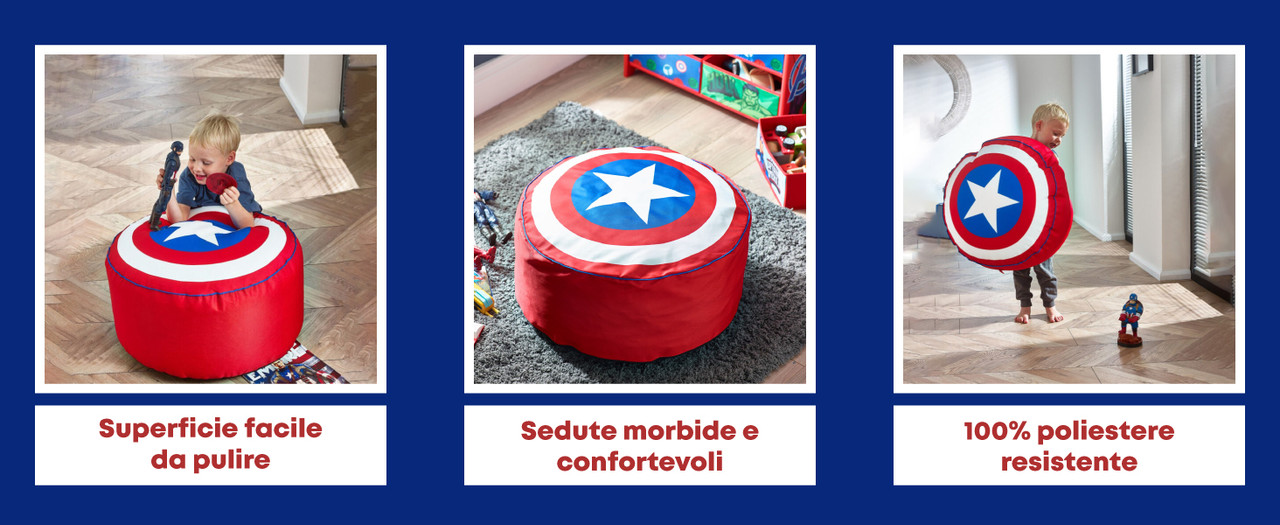 Pouf Capitan America