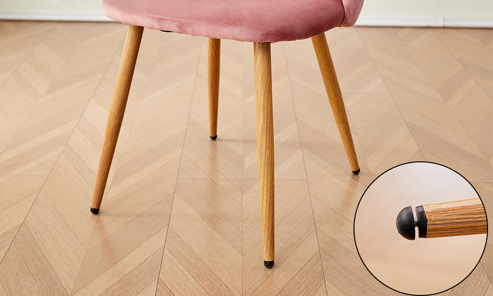 Pieds en métal avec protection