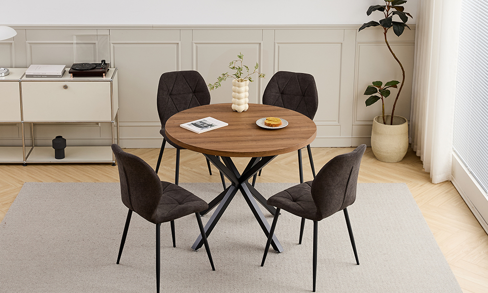 Chaise scandinave motif losange - vue principale