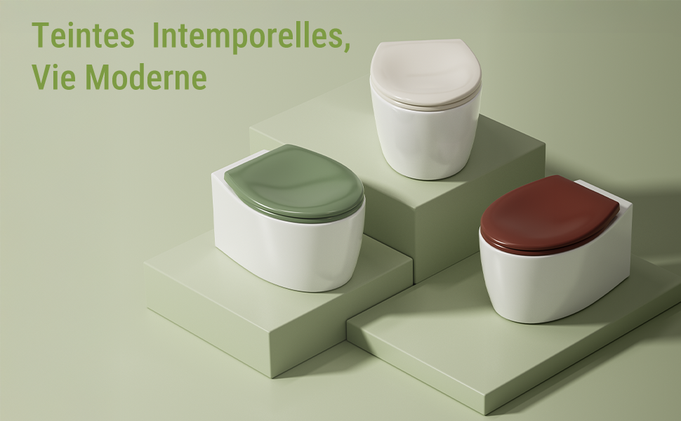 abattant wc clipsable