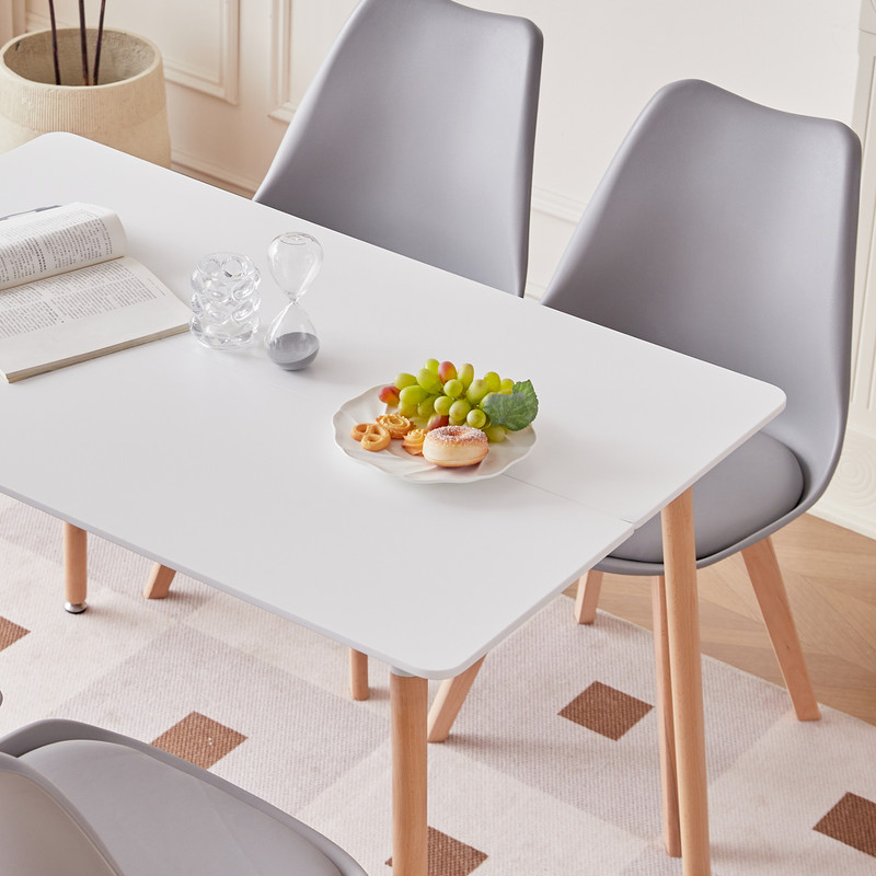 Tavolo da pranzo rettangolare grigio