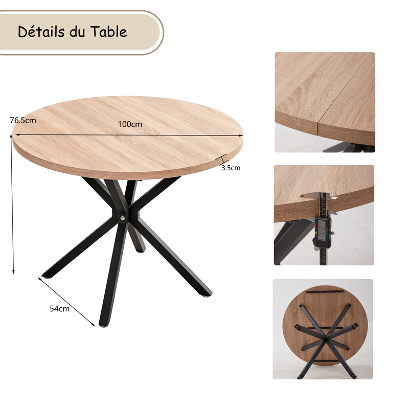Détails de la table