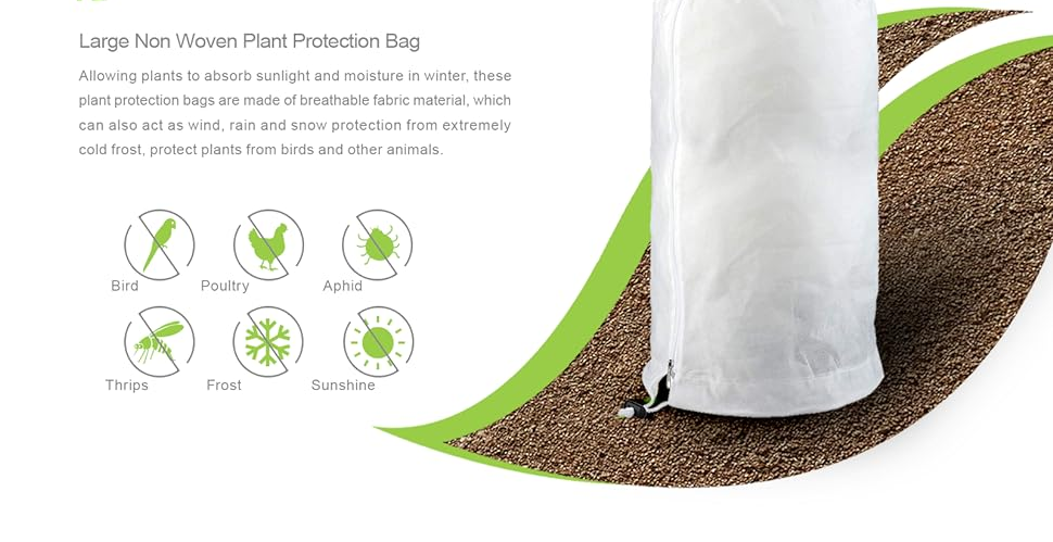 Funda protectora para plantas