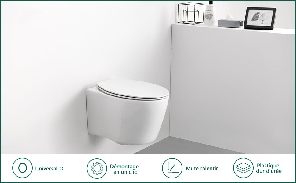Abattant WC Frein De Chute Lunette De Toilette En Forme O Couvercle De Toilette Dégagement Rapide à Un Bouton Siège Toilette Charnière Réglable -Geberit || Grohe || ALLIBERT Soldes AAHKMJXYDAFdJAOAIMEbOAchaYtjpIZUujpRpTo0CnZOZUmo F8P8bAUKQYKxWVyMOJmNjkdoHzfRIViUAs25dD