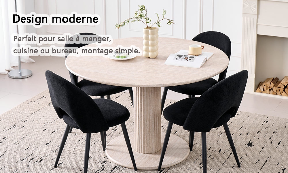 Chaise intégrée dans différents espaces