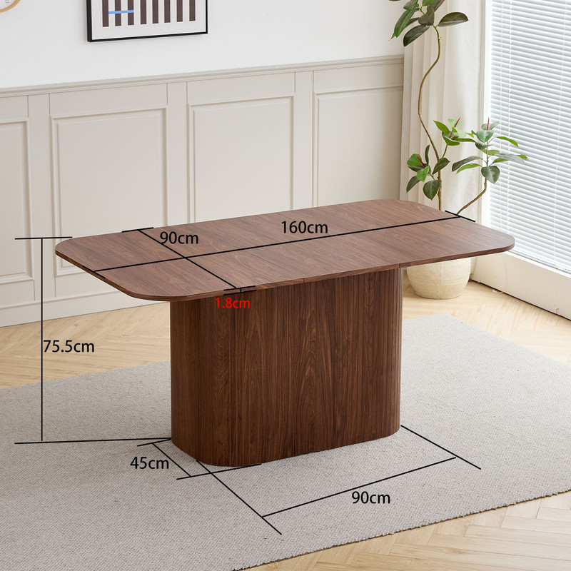 Dimensions de la table