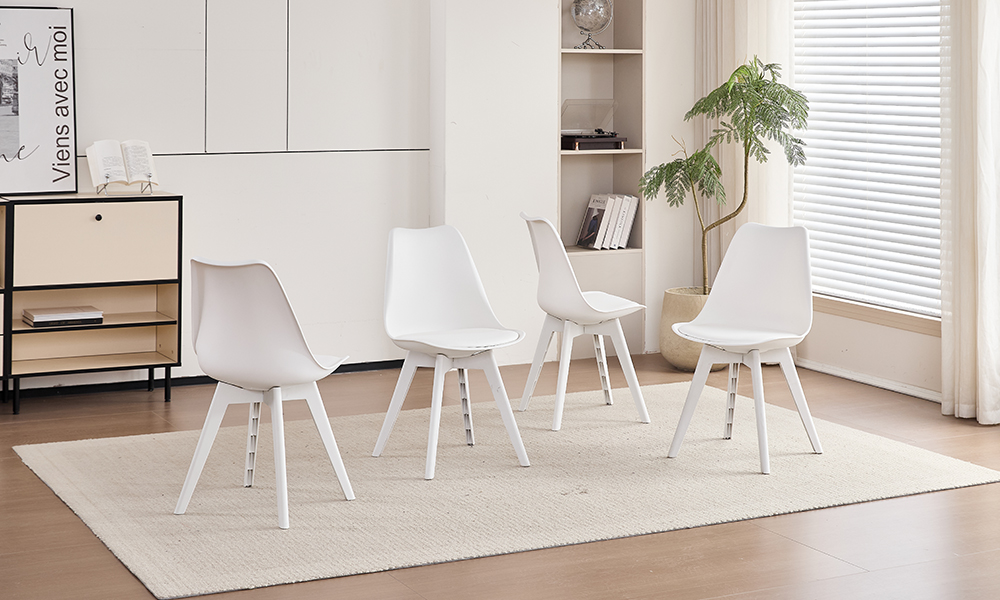 Chaise scandinave classique - différentes vues