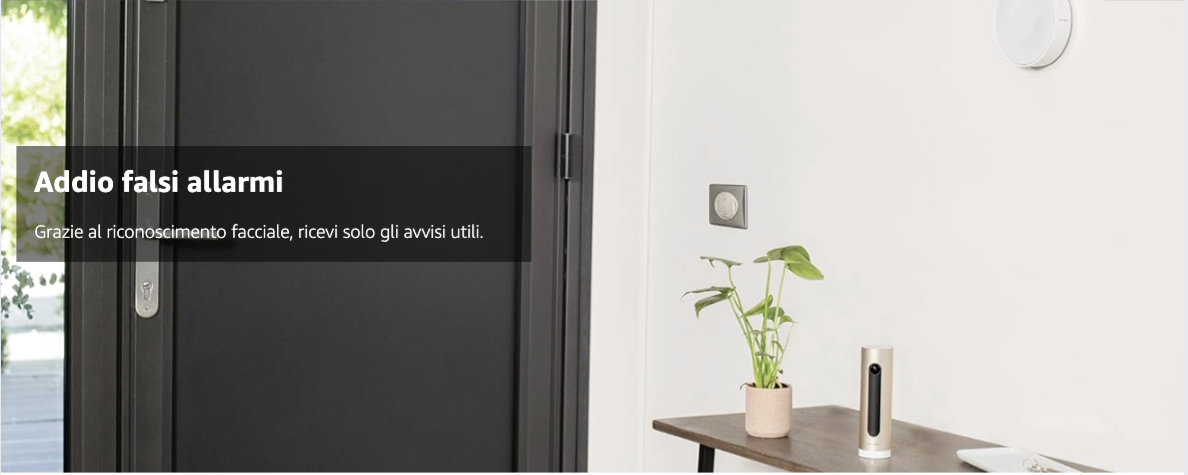 Funzionamento del sistema di allarme intelligente Netatmo
