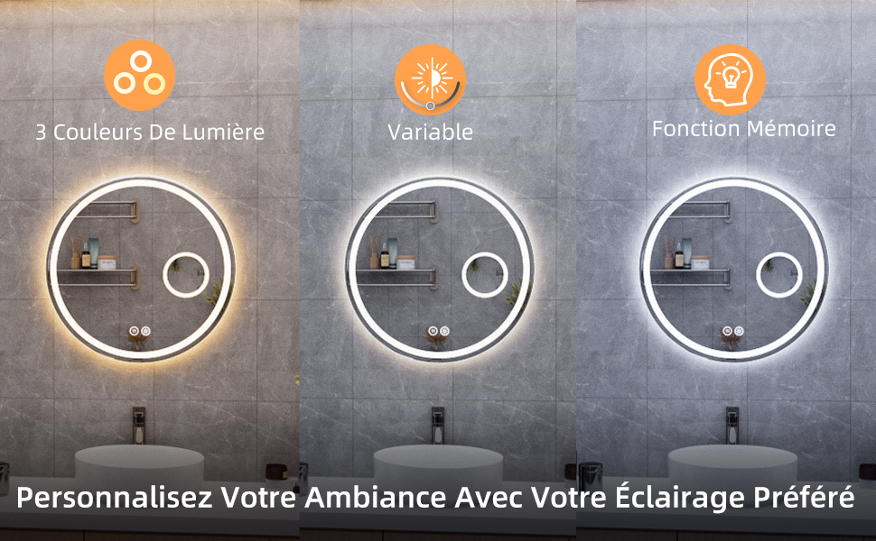 miroir led
