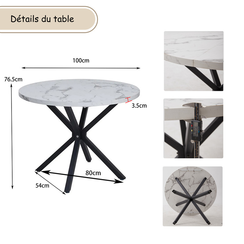 Détails de la table