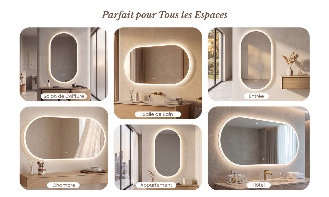 miroir led