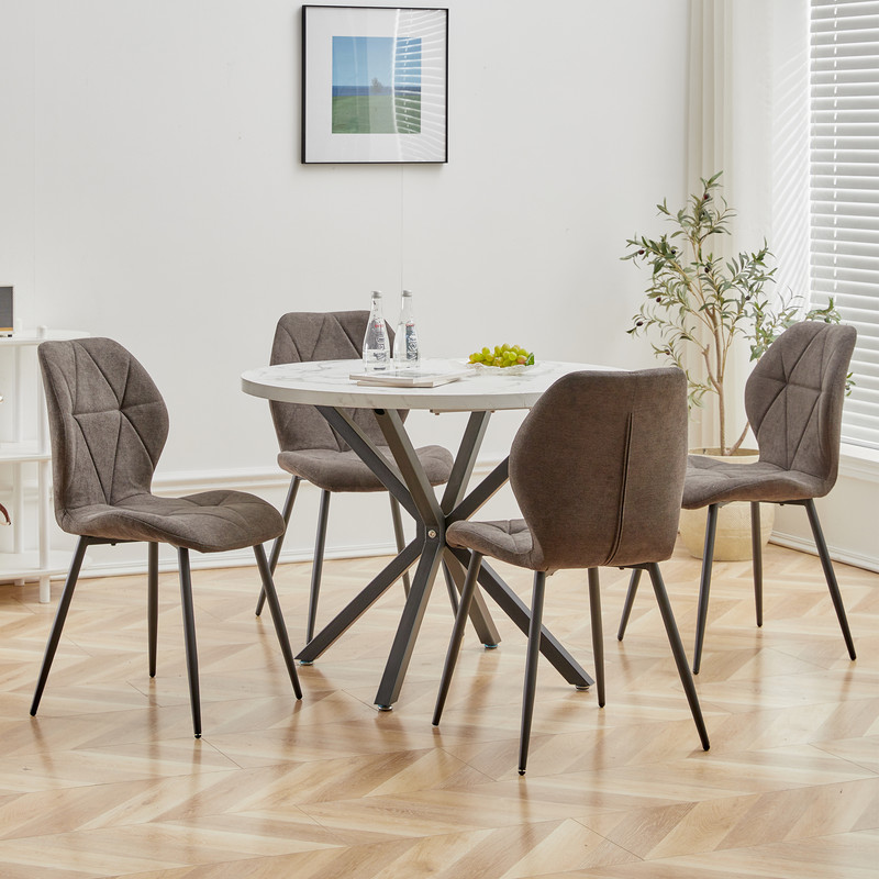 Chaise scandinave motif losange - vue principale