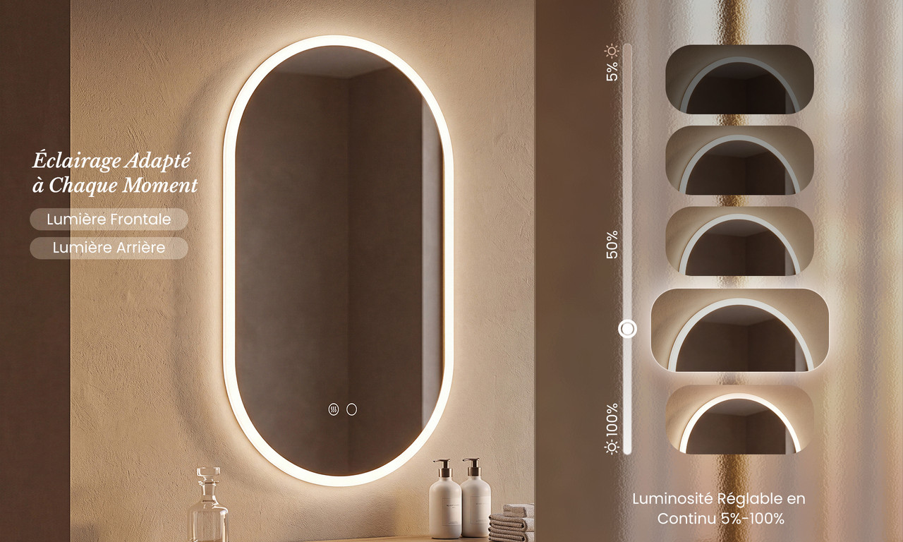 miroir led