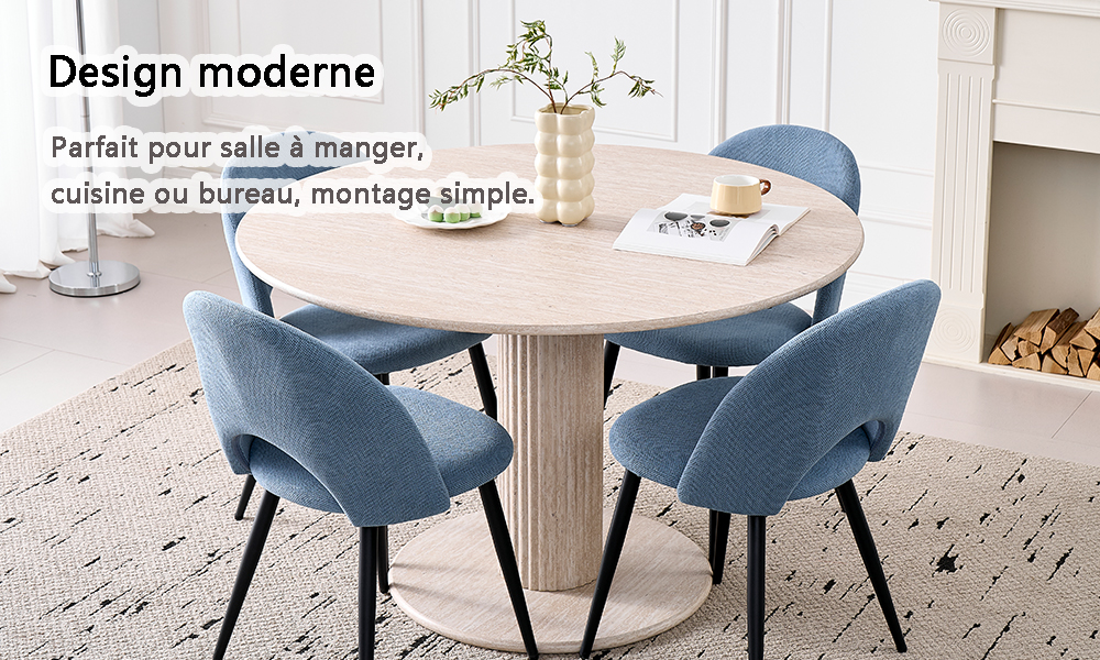 Chaise intégrée dans différents espaces