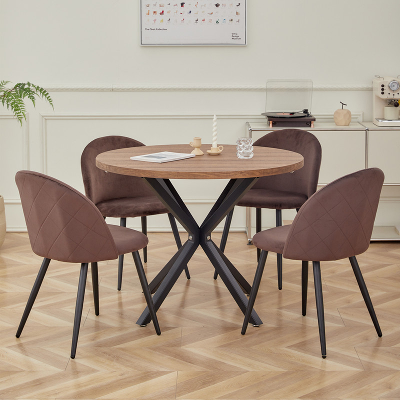 Ensemble table et chaises 5 pièces