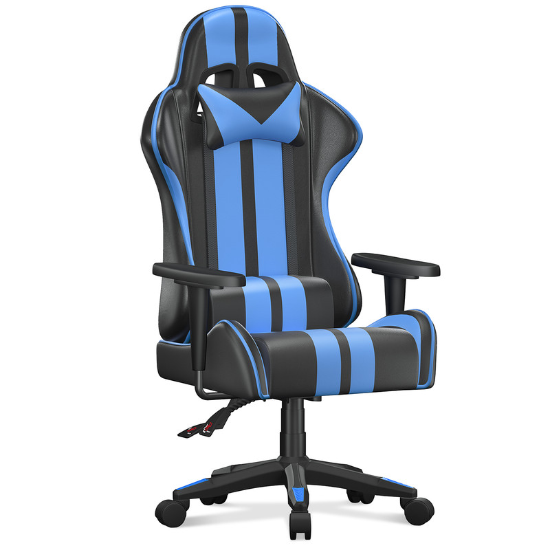 Bigzzia Sedia Da Gioco, Ergonomica, Per Computer, Con Cuscino Lombare E Poggiatesta Regolabile In Altezza, Per Adulti, Ragazze, Ragazzi, Versione Aggiornata (Nero E Blu) -Ufficio E Casa AAHKMJXYDAFdJAOAIMEbOAchaYtjpIZUujpRpTo0CnZOZZSCuw81ba7uS1rQJg0XOUOlhsq aUyzXgREsqg1VEZ