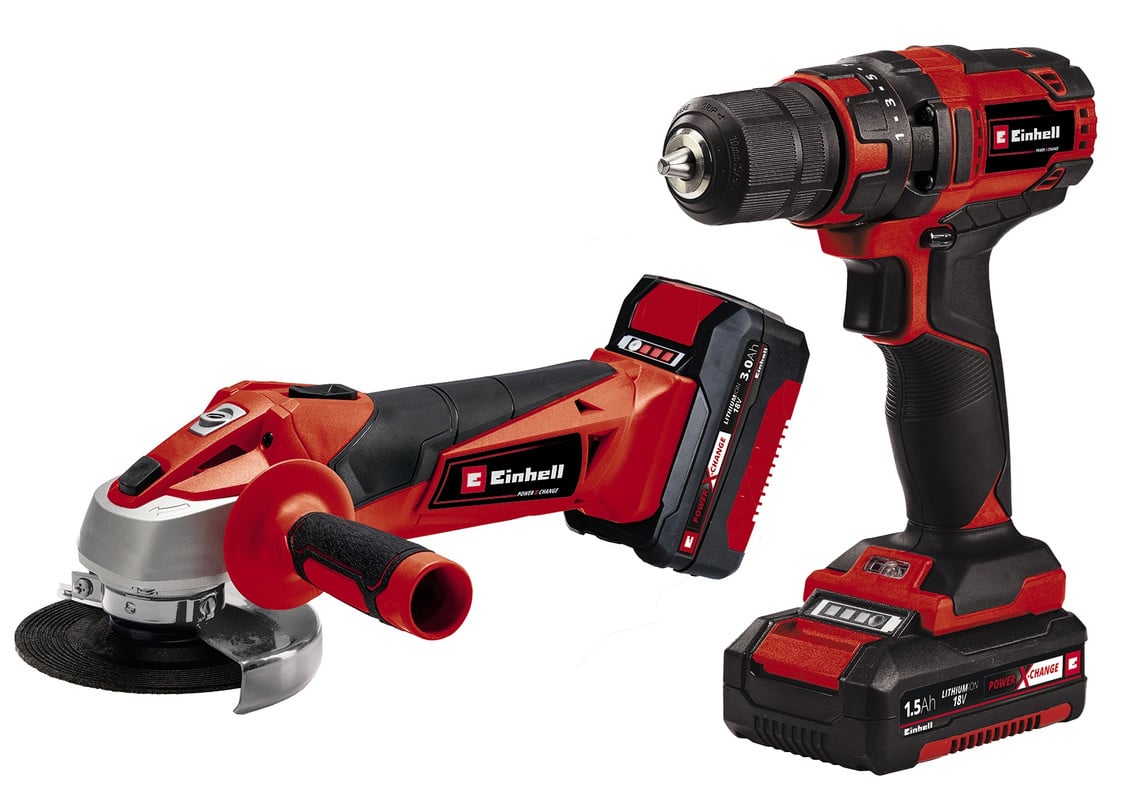 Einhell pxc 18v cordless combi best sale drill 2 x 1.5 ah