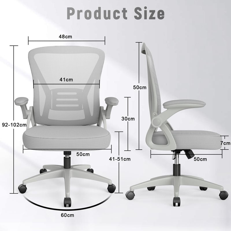 Chaise de bureau pivotante fauteuil de bureau en velours confortable siège  ergonomique d' ordinateur réglable en hauteur & coussin pour bureau à  domicile, ivoire - Conforama
