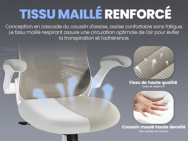 Dossier en maille respirante