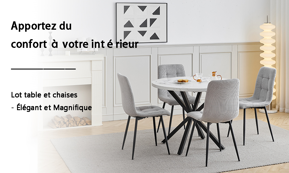 Ensemble table et chaises