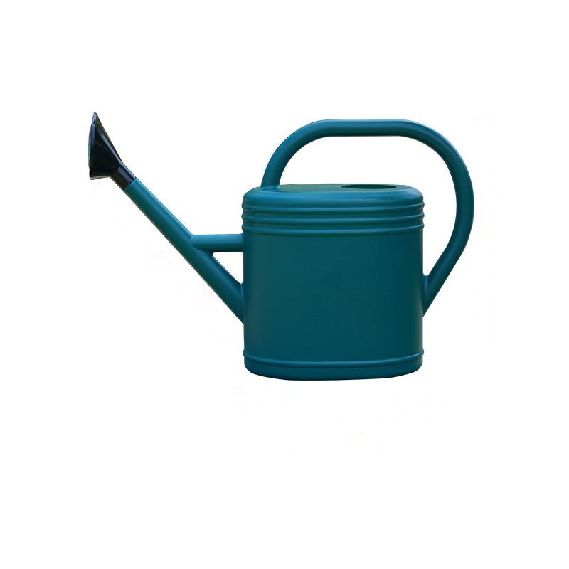 Arrosoir ovale vert métal élégant