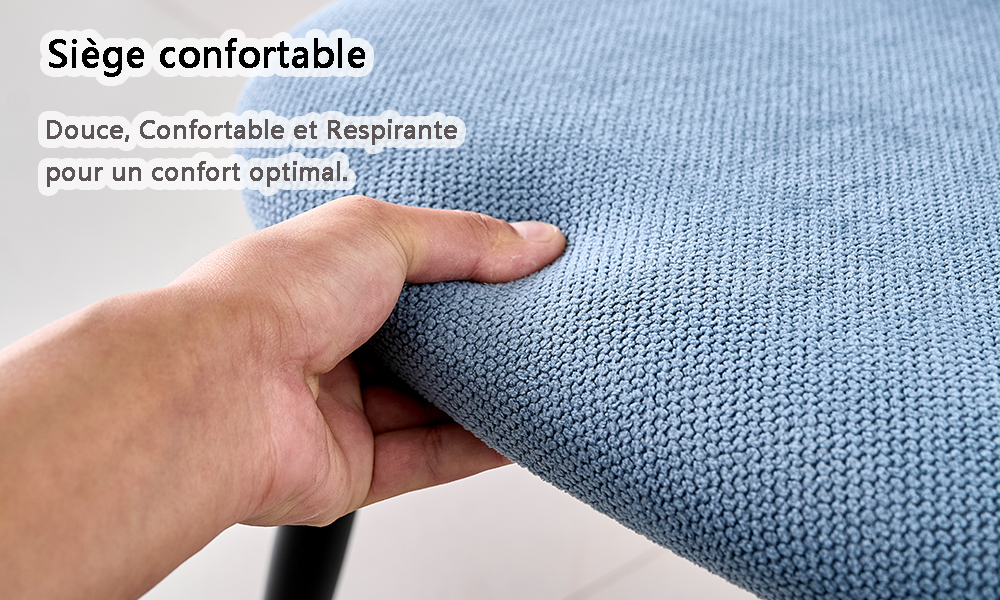 Surface d'assise confortable et respirante