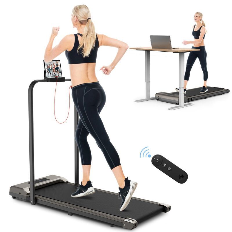 Bigzzia 2 In 1 Tapis Roulant Elettrico Pieghevole,Walking Pad 10 Km/h,Tappeto Corsa Extra Large 42CM,con Telecomando E Display LCD,Telaio Rinforzato And 220LB Max Weight For Home Office Exercise Grigi -Armonia Casa AAHKMJXYDAFdJAOAIMEbOAchaYtjpIZUujpRpTo0CnZOZbDqs1hMJNnYBBfwE32O4t YdI VRYveLOQSe4k8r6p3
