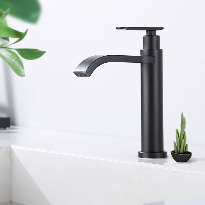 Robinet De Lavabo Eau Froide Uniquement, Mitigeur Salle De Bains En Laiton Durable, Robinetterie Pour Toilettes Invités, Cartouche Céramique, Noir -Grohe || Hansgrohe Soldes Magasin