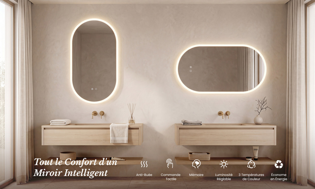 miroir led