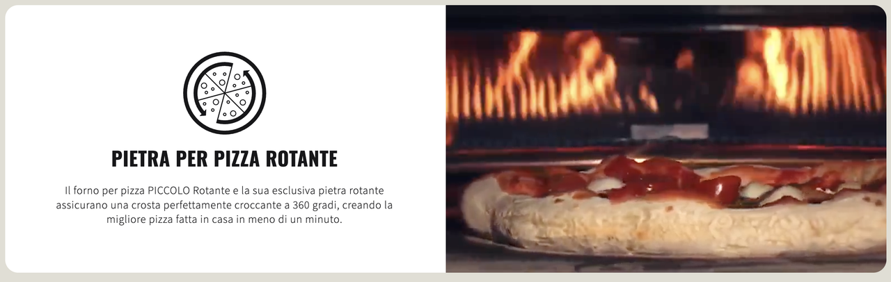 Forno per Pizza Witt Piccolo Rotante
