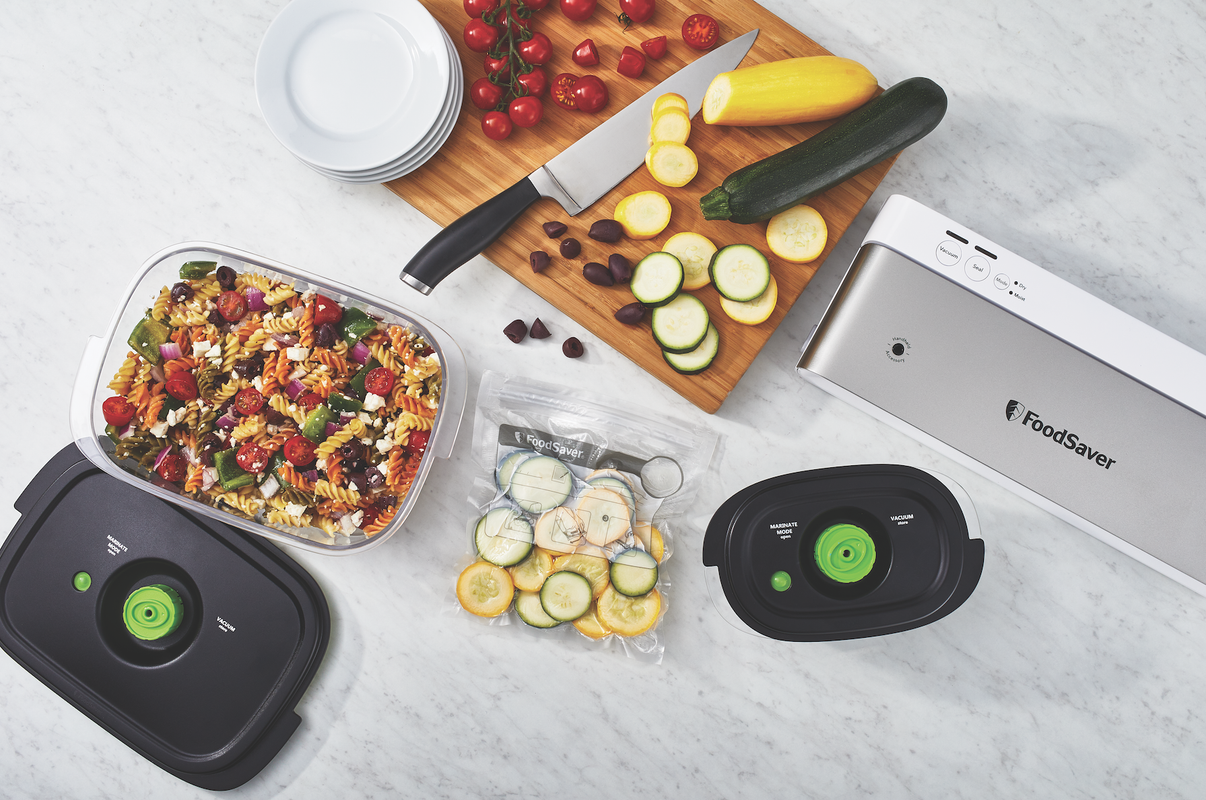 FoodSaver VS0100X Macchina Sottovuoto Per Alimenti - Aspirazione Automatica, Sigillatura E Risparmio Spazio - Foto 4