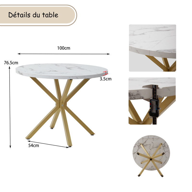 Détails de la table