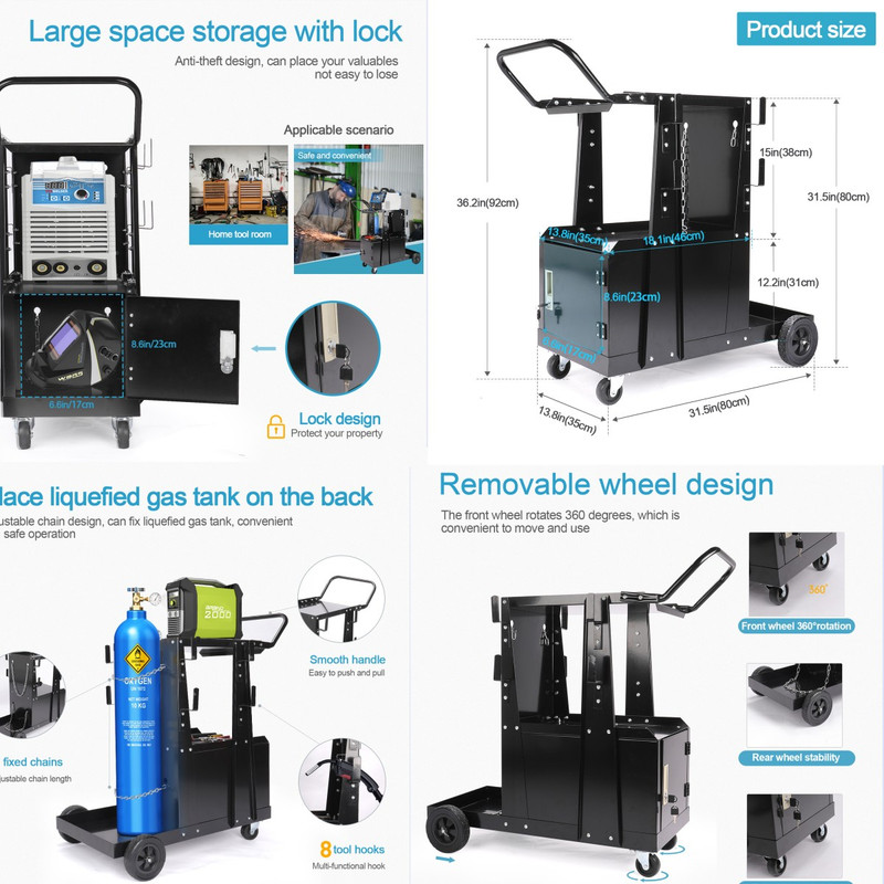 Chariot De Soudage Avec Porte, Mobile Welding Chariot À Souder Servante De Soudage (Charge De 90 Kg) Chariot à Outils De Soudage Avec Chaines -Outils Magie Soldes Boutique AAHKMJXYDAFdJAOAIMEbOAchaYtjpIZUujpRpTo0CnZOZdO6C Bro1YB 46JTukKgKOWZ5OOM3FnEXBzsJjgH3F7