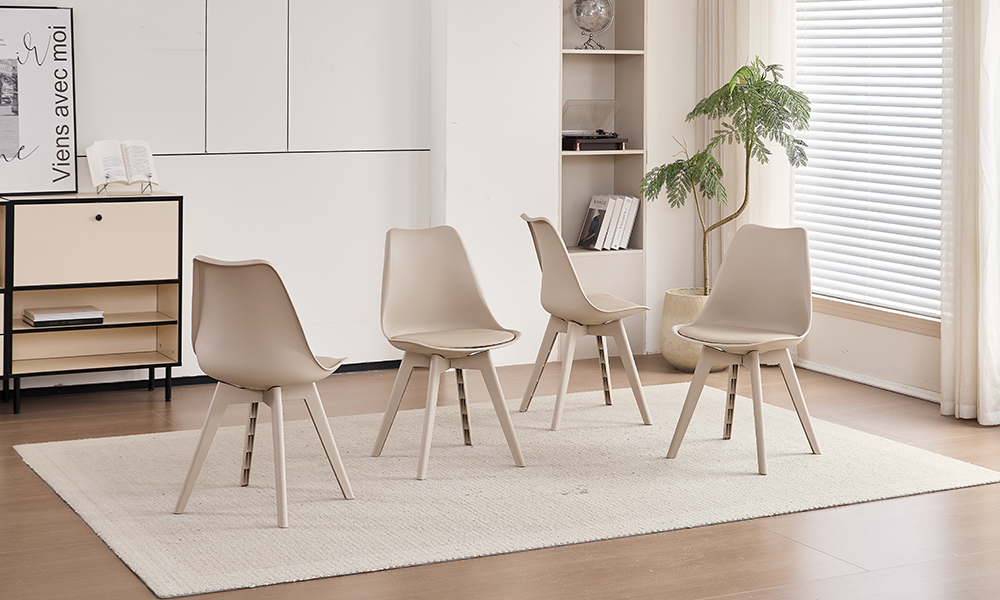 Chaise scandinave classique - différentes vues