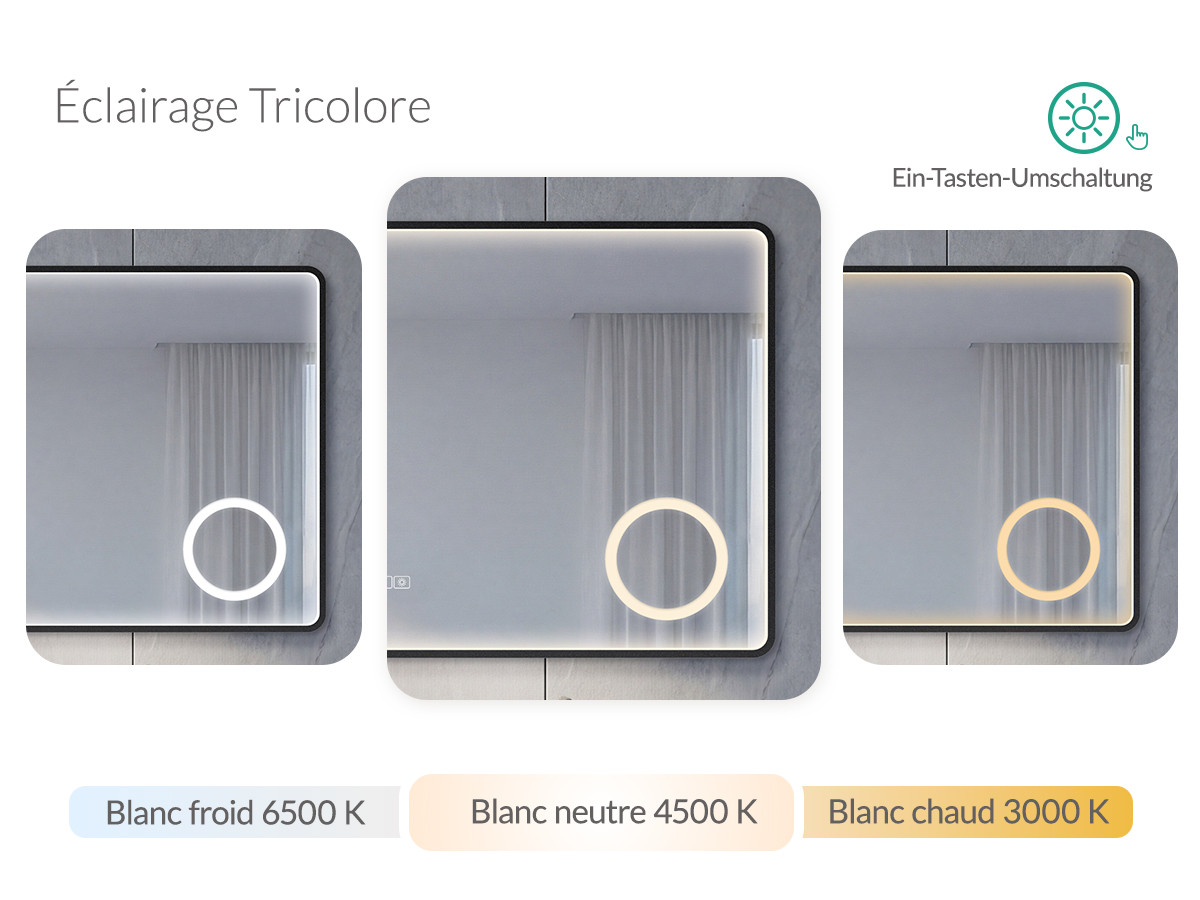 miroir led