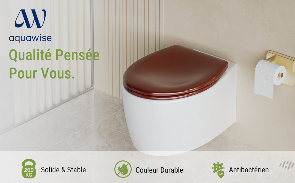 abattant wc clipsable