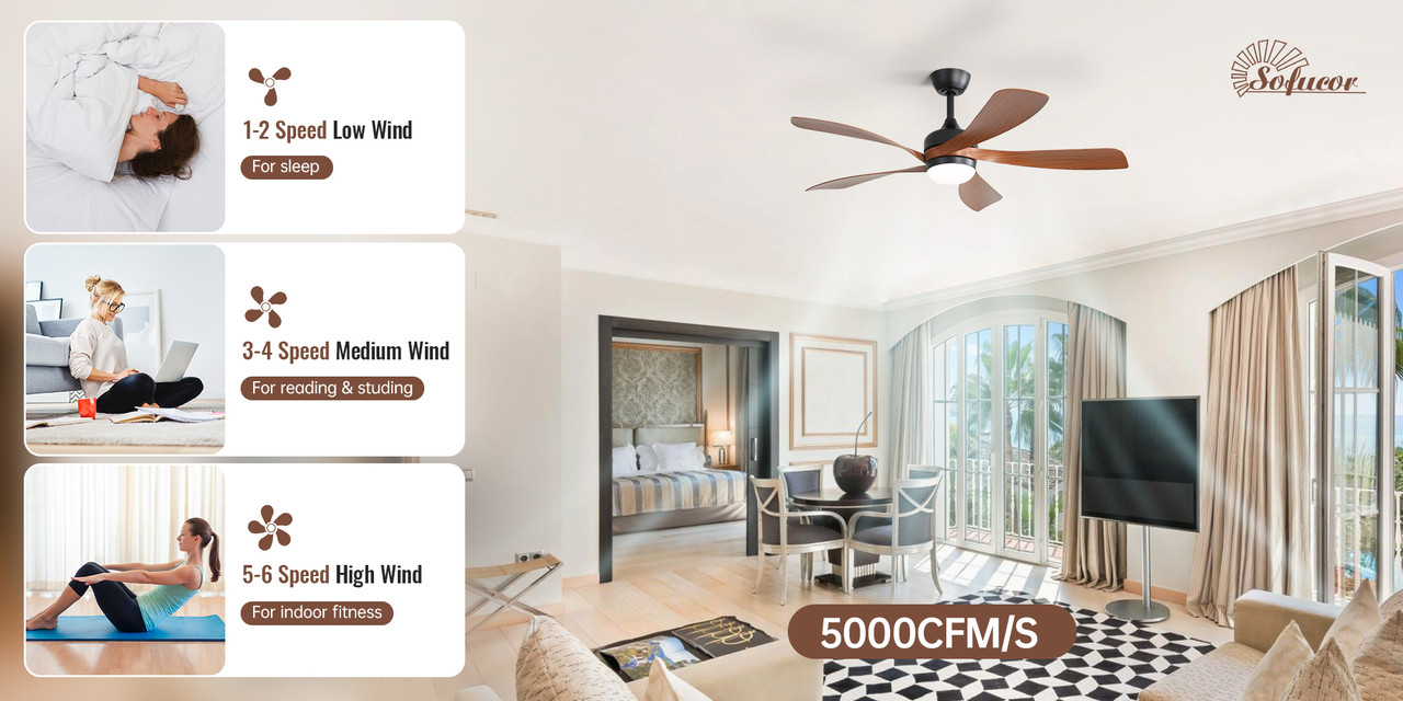Ventilateur de plafond Sofucor